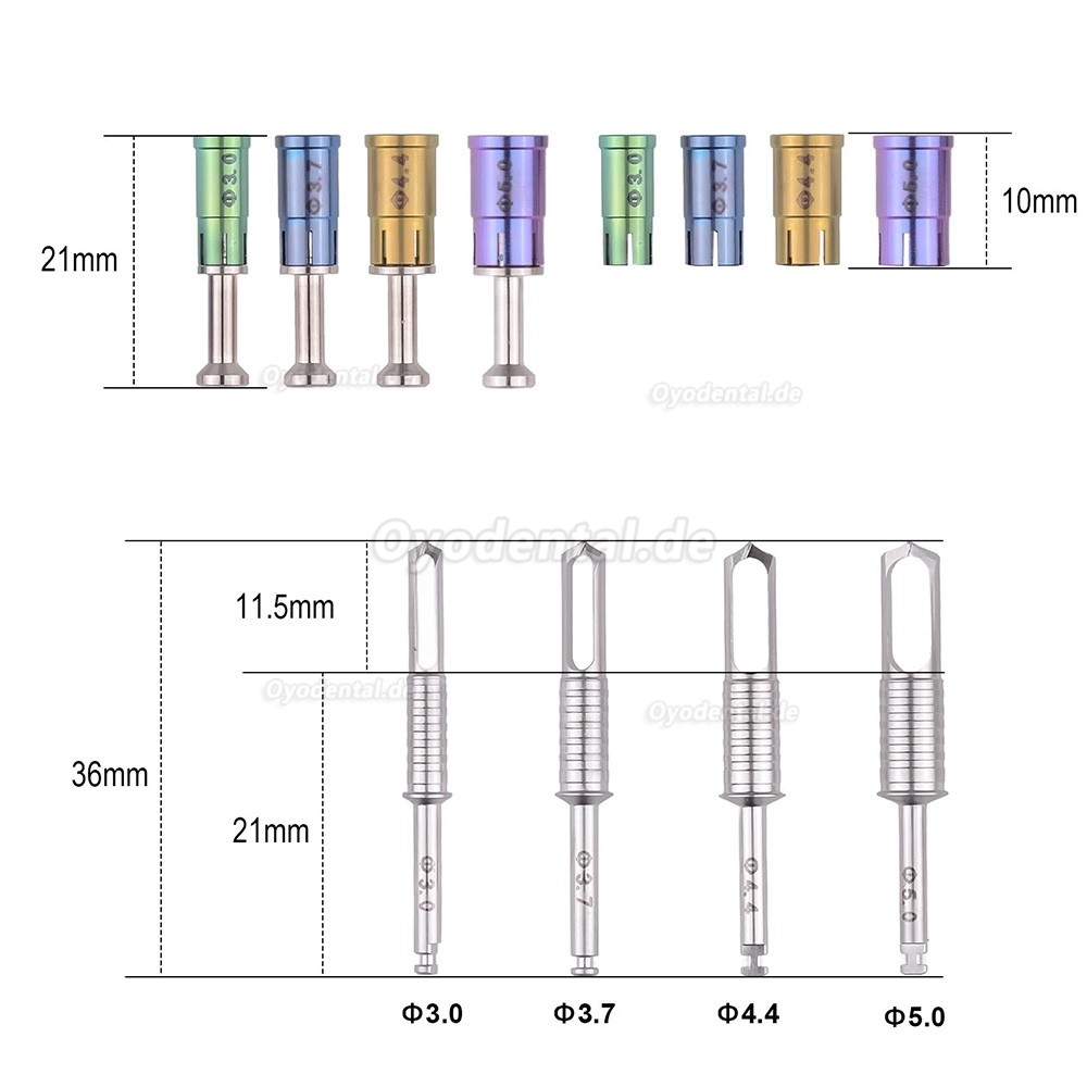 Dental Knochenf&auml;nger Set mit Trephine Bohrer Knochen Sammelkit